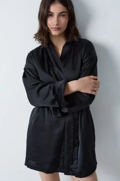 Bata interior de forro polar