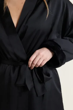 Bata interior de forro polar