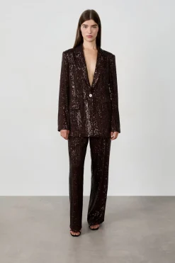 Blazer de lentejuelas