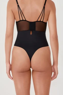 Body con aros de encaje