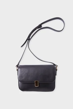 Bolso de cuero estampado