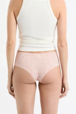 Braga brasileña de microfibra sin costuras con estampado