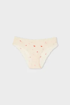 Braga de microfibra con estampado de besos