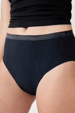 Braga menstrual de cintura alta - Flujo abundante