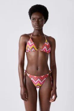 Braguita bikini brasileña estampada
