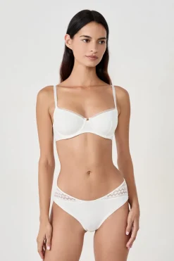Braguita culotte con detalle de encaje