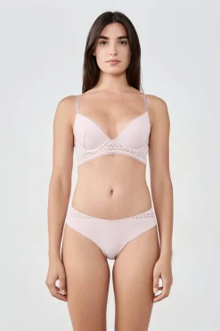Braguita culotte con detalle de encaje