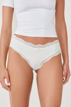 Braguita culotte de microfibra con cordones