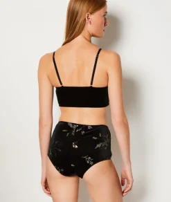 Braguita culotte de terciopelo bordado