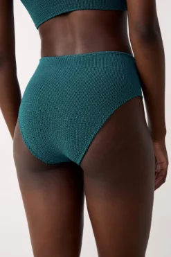 Braguita de bikini de talle alto en tejido elástico