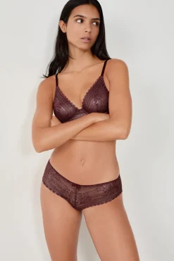 Braguita de encaje con efecto brillante