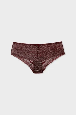 Braguita de encaje con efecto brillante