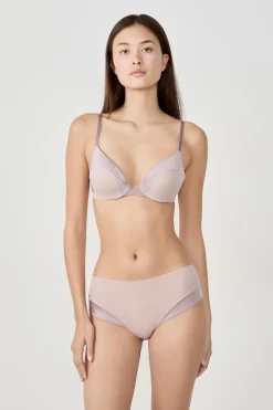 Braguita de microfibra satinada