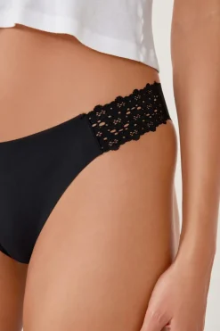 Braguitas de microfibra y encaje