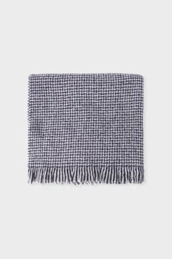 Bufanda con estampado de pata de gallo