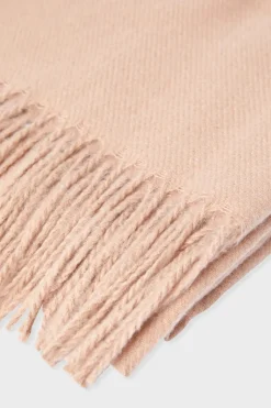 Bufanda estampada con flecos