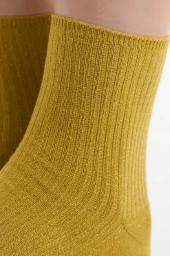 Calcetines brillantes con algodón