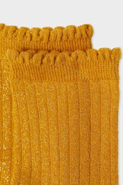 Calcetines brillantes con algodón