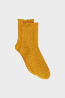 Calcetines brillantes con algodón