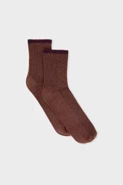 Calcetines brillantes con algodón