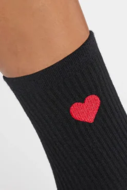 Calcetines con efecto acanalado