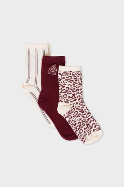 Calcetines estampados con algodón