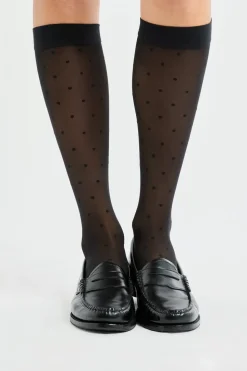 Calcetines transparentes estampados