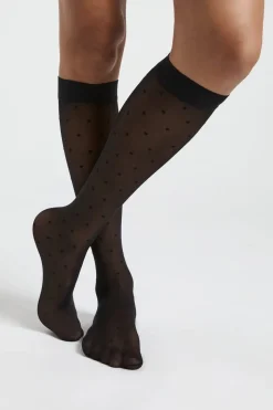 Calcetines transparentes estampados