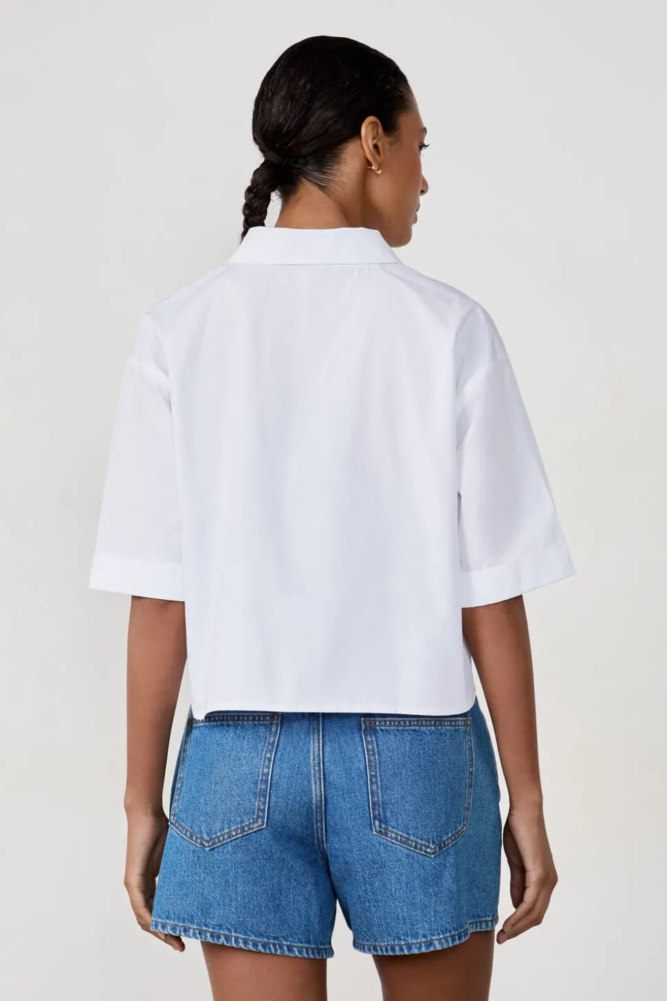 Camisa corta de manga corta