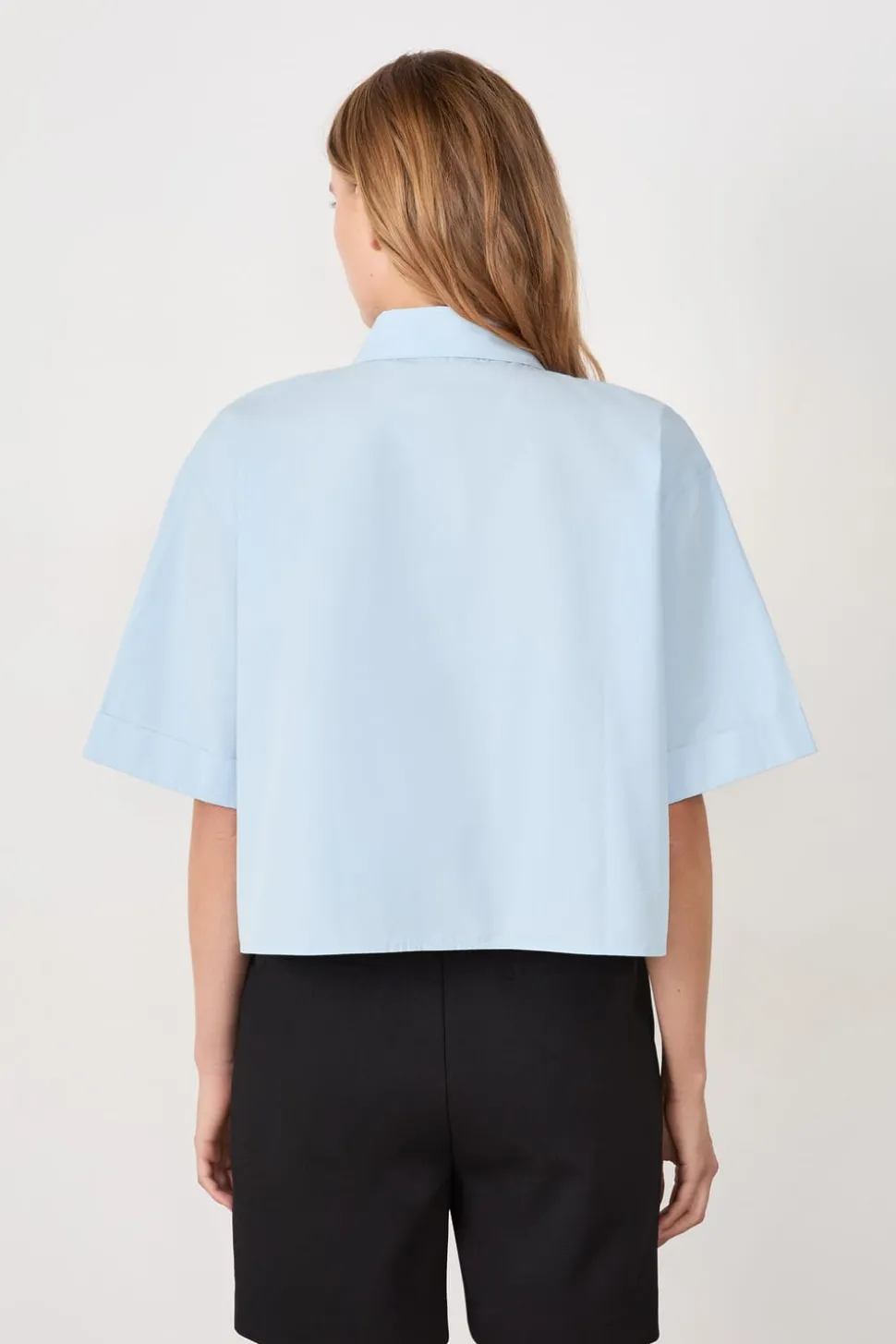 Camisa de manga corta de algodón