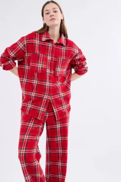 Camisa de pijama a cuadros