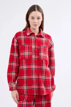 Camisa de pijama a cuadros