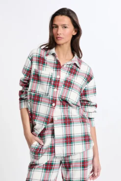 Camisa de pijama a cuadros