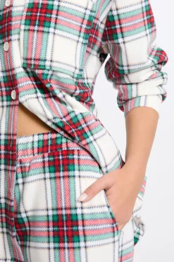 Camisa de pijama a cuadros