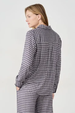 Camisa de pijama a cuadros
