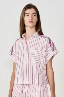 Camisa de pijama a rayas