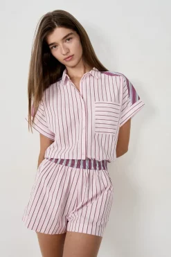 Camisa de pijama a rayas