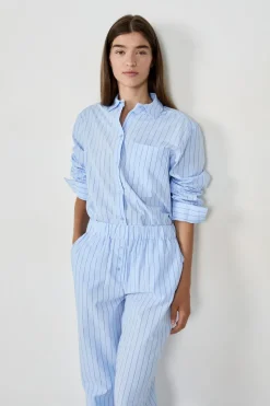 Camisa de pijama a rayas
