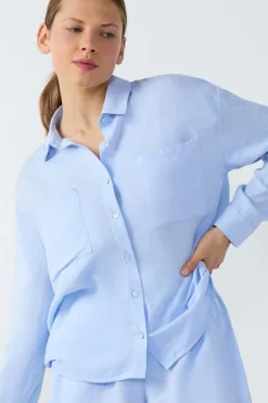 Camisa de pijama de lino
