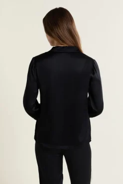 Camisa de pijama de seda