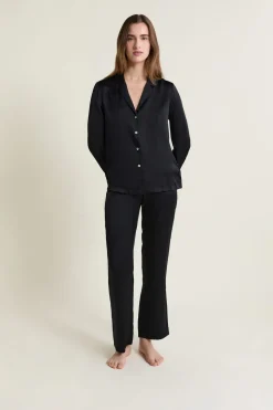 Camisa de pijama de seda