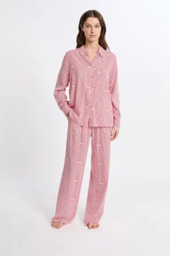 Camisa de pijama estampada