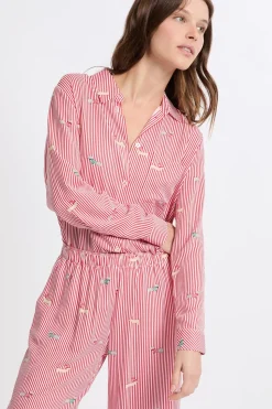 Camisa de pijama estampada