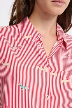 Camisa de pijama estampada