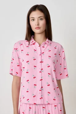 Camisa de pijama estampada