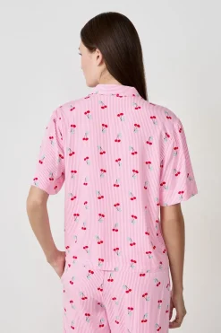 Camisa de pijama estampada
