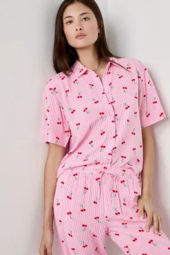 Camisa de pijama estampada