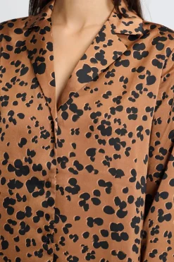 Camisa de pijama estampada