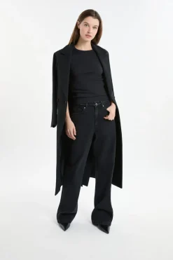 Camiseta de manga corta con algodón