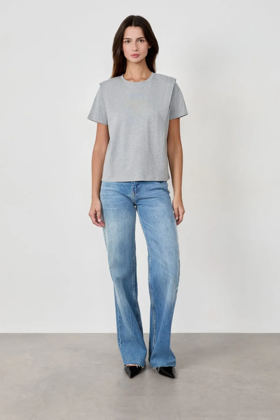 Camiseta de manga corta de algodón